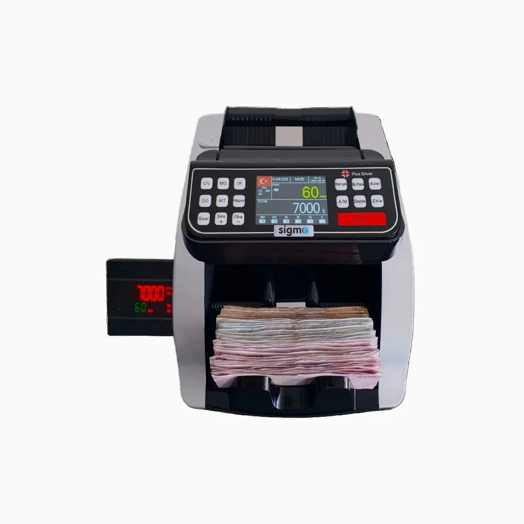 Sigma Plus Silver Para Sayma Makinesi | Yenilenmiş