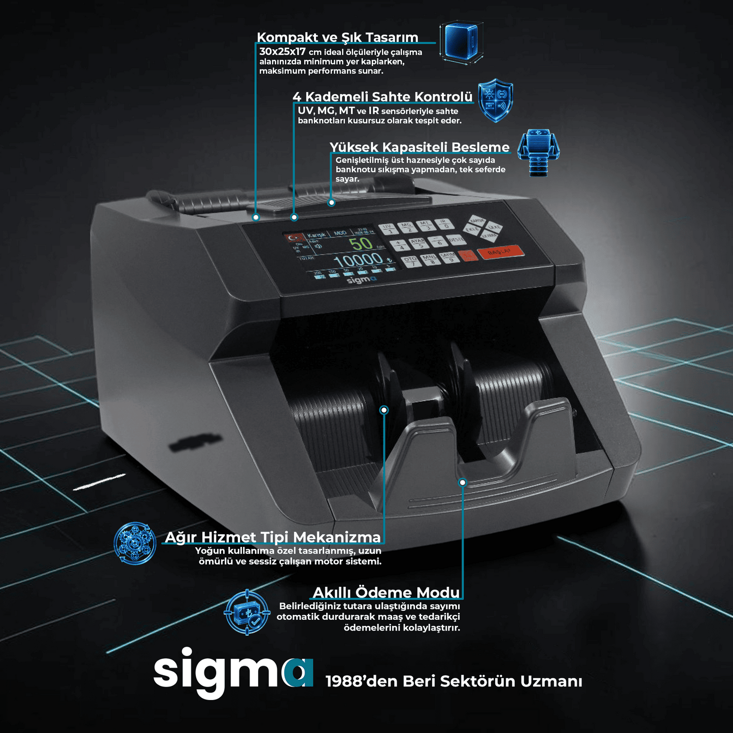 SC 7520 Para Sayma Makinesi
