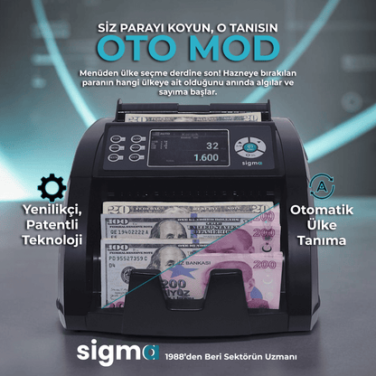 SC 8520 PRO Para Sayma Makinesi