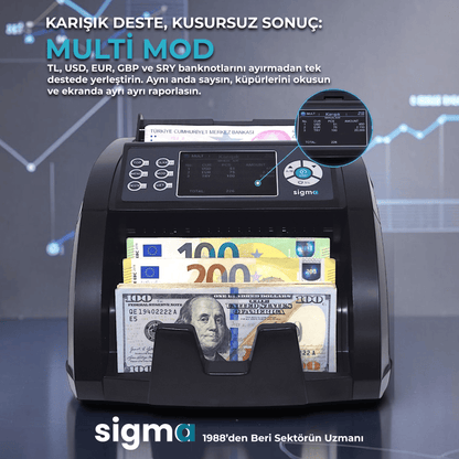SC 8520 PRO Para Sayma Makinesi