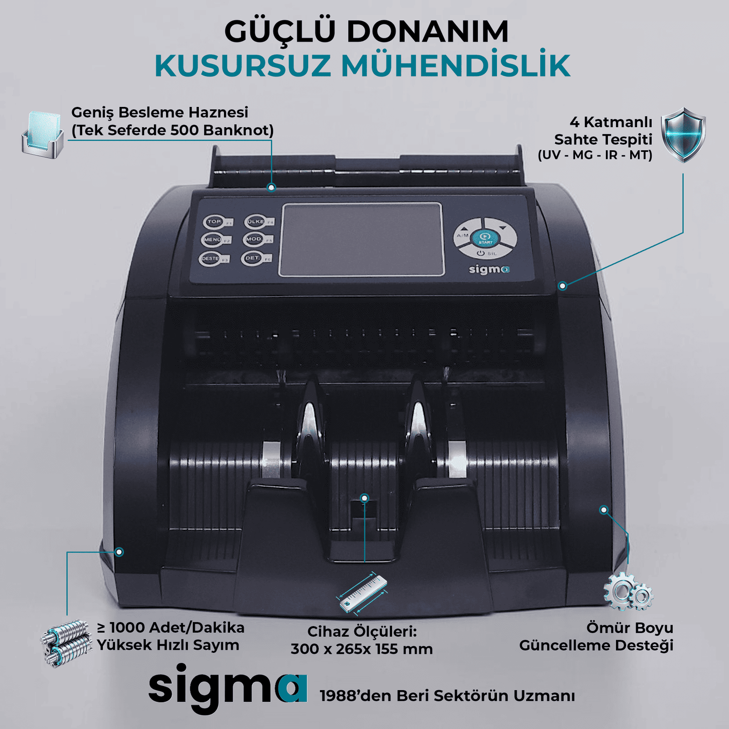 SC 8520 PRO Para Sayma Makinesi